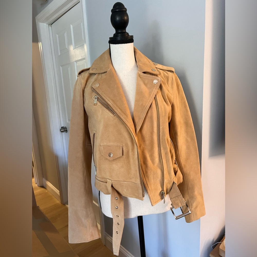 Michael Kors Real Leather Biker Jacket